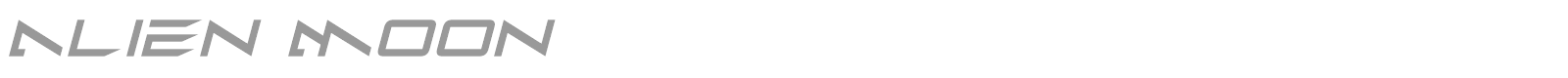 Alien Moon font preview